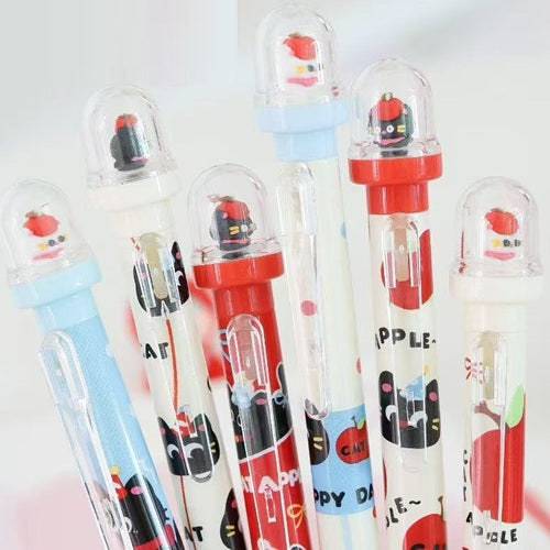 22725 Apple Cat Retractable Gel Pen-36