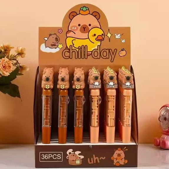 22729 Capybara Maze Gel Pen-36