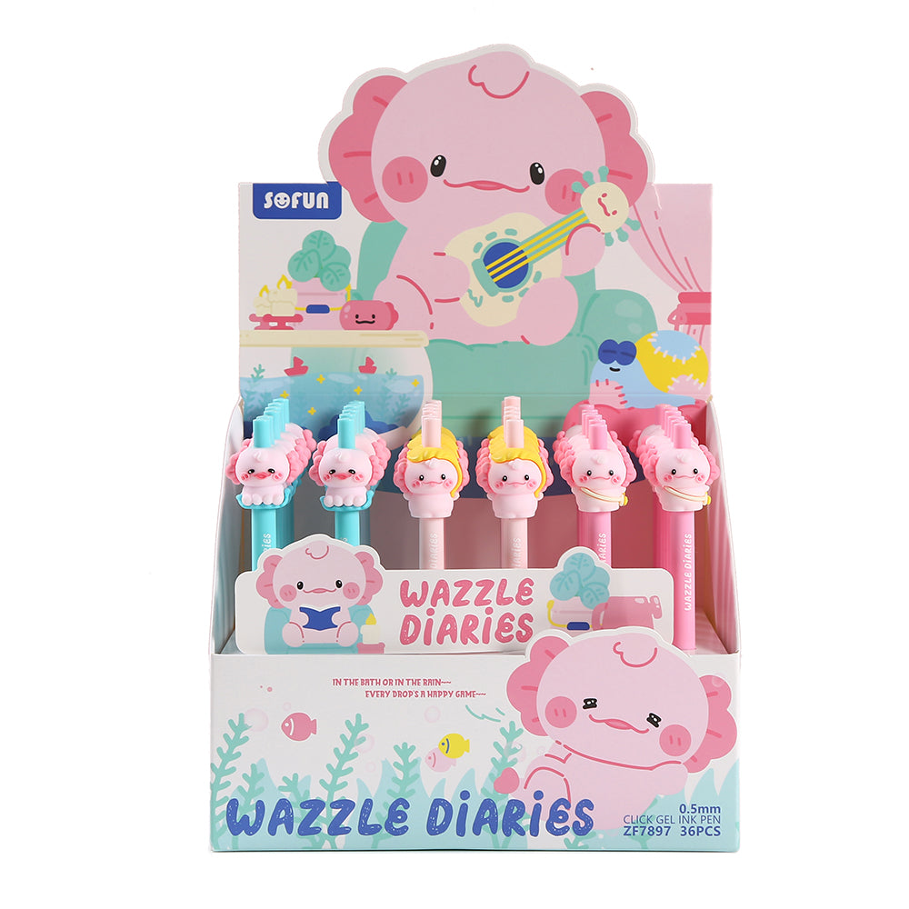 22731 Axolotl Retractable Gel Pen-36