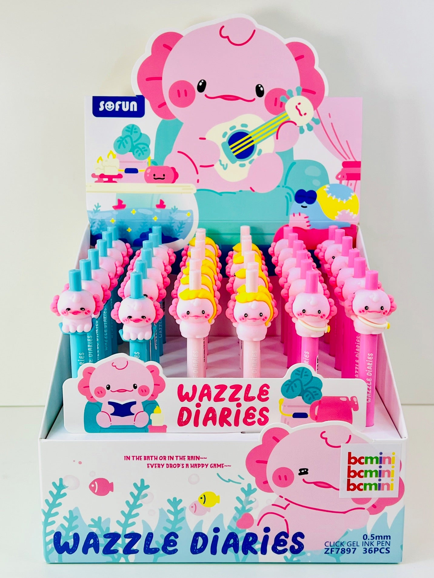 22731 Axolotl Retractable Gel Pen-36