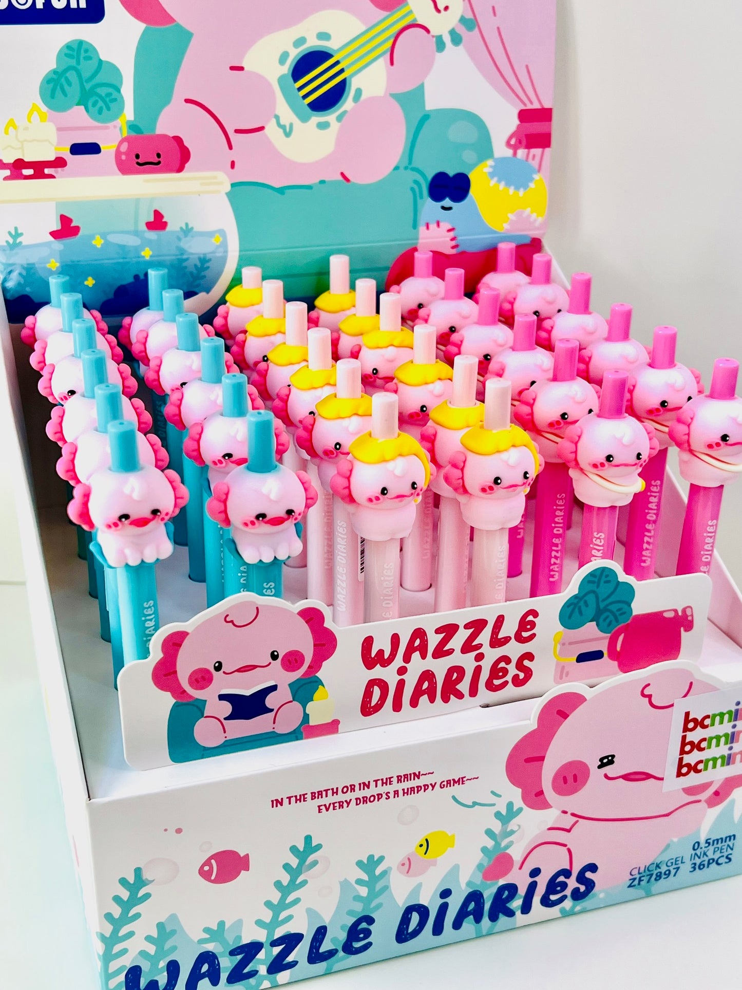 22731 Axolotl Retractable Gel Pen-36