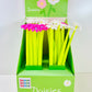 22732 Pink and White Daisy Gel Pen-48