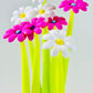 22732 Pink and White Daisy Gel Pen-48