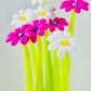 22732 Pink and White Daisy Gel Pen-48
