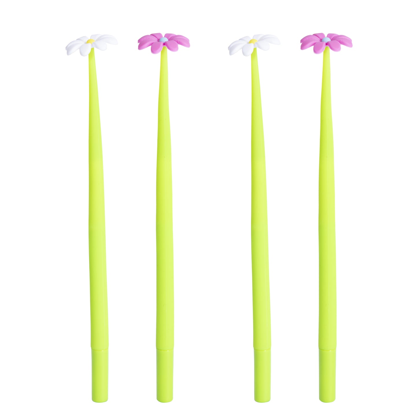 22732 Pink and White Daisy Gel Pen-48
