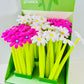 22732 Pink and White Daisy Gel Pen-48
