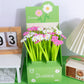 22732 Pink and White Daisy Gel Pen-48