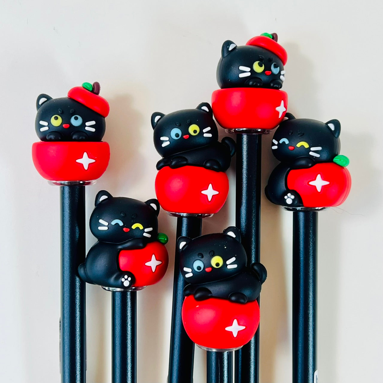 22733 Apple Cat Gel Pen-48