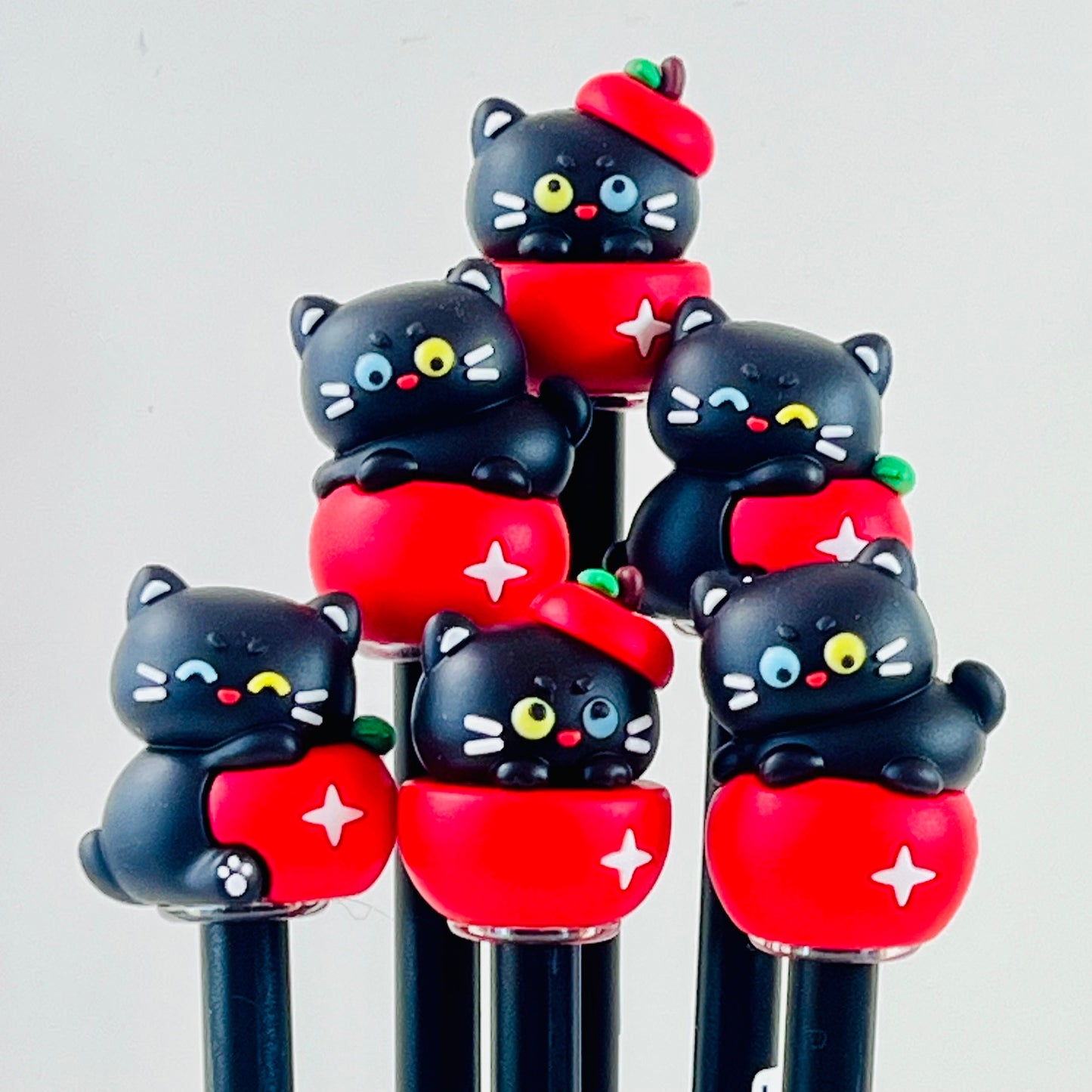 22733 Apple Cat Gel Pen-48
