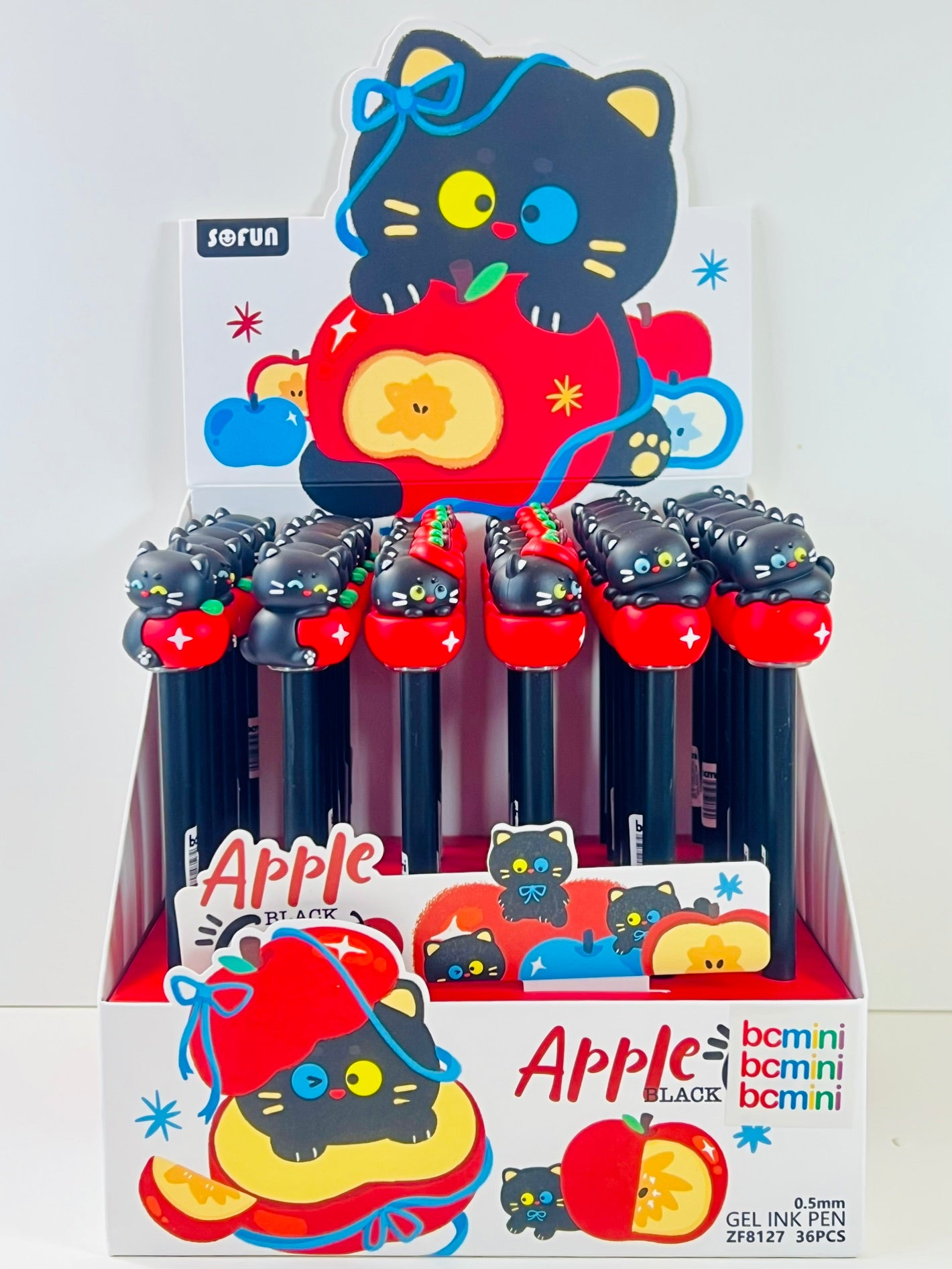 22733 Apple Cat Gel Pen-48