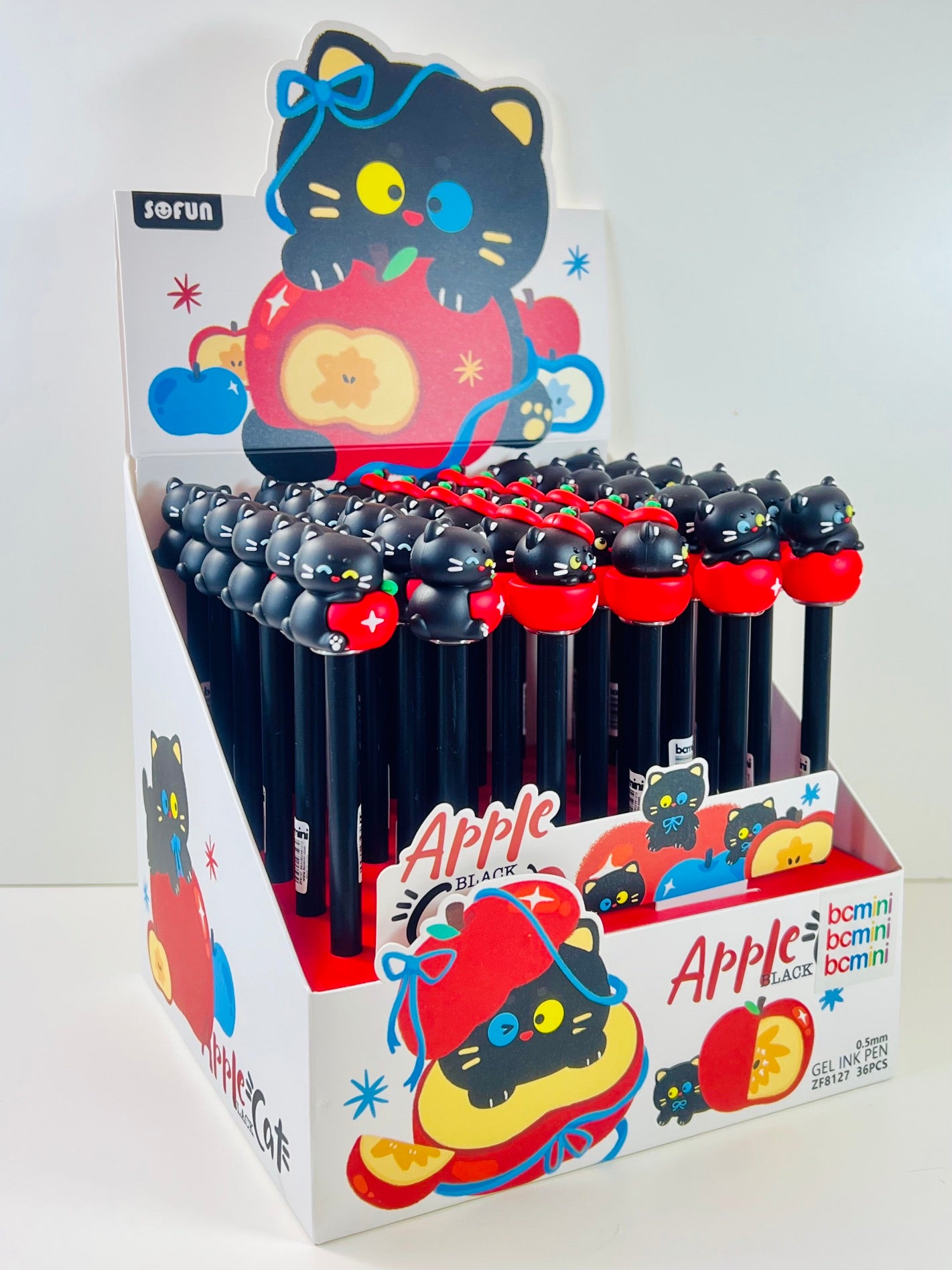 22733 Apple Cat Gel Pen-48