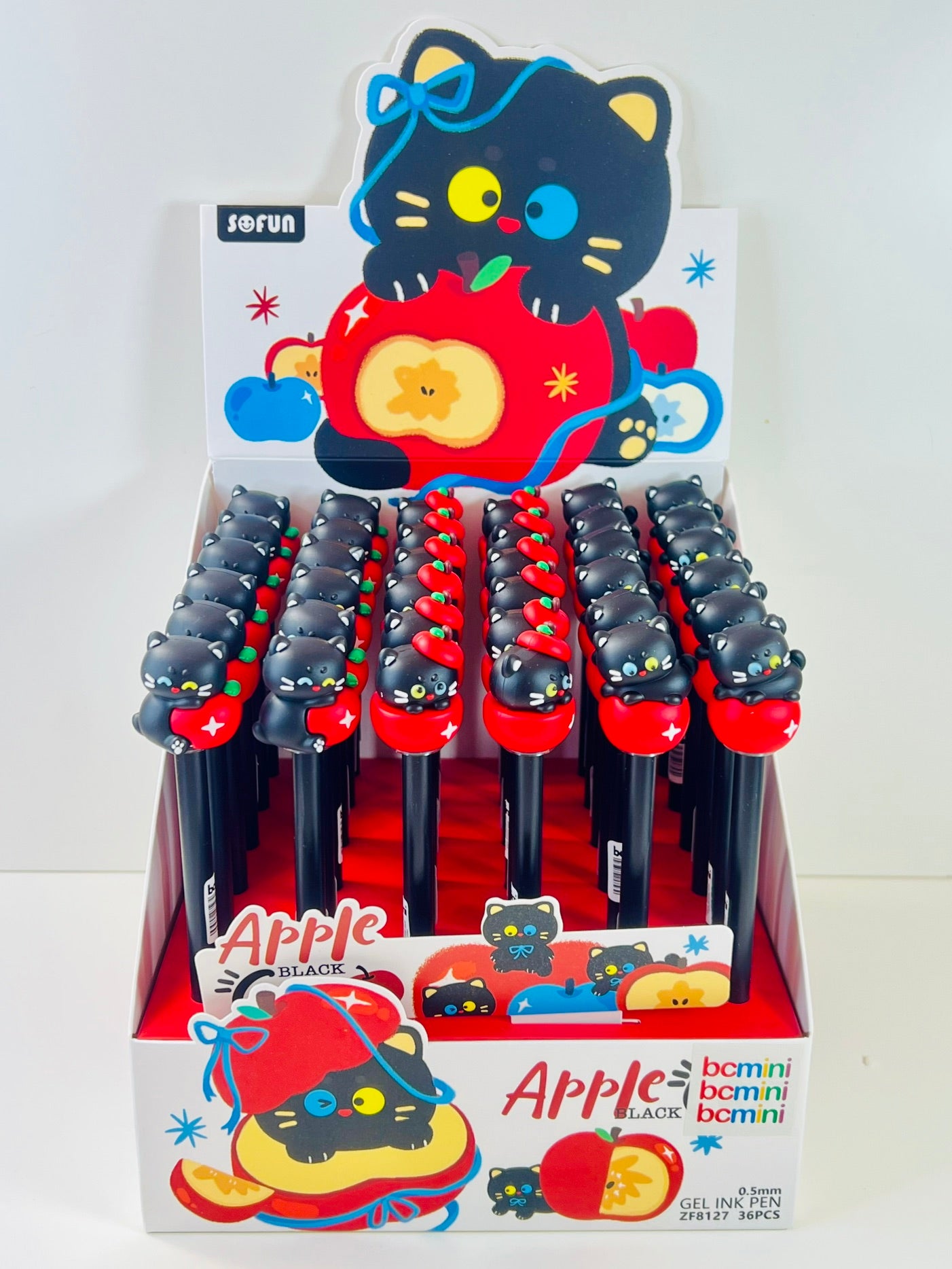 22733 Apple Cat Gel Pen-48