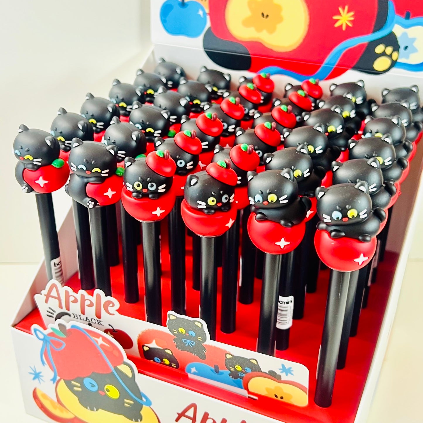 22733 Apple Cat Gel Pen-48