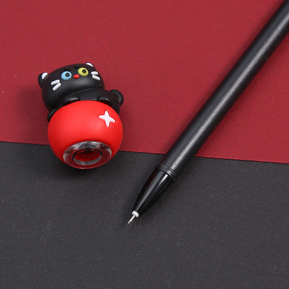 22733 Apple Cat Gel Pen-48