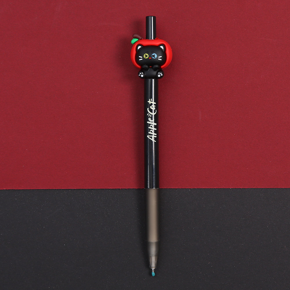 22734 Apple Cat Retractable Gel Pen-48