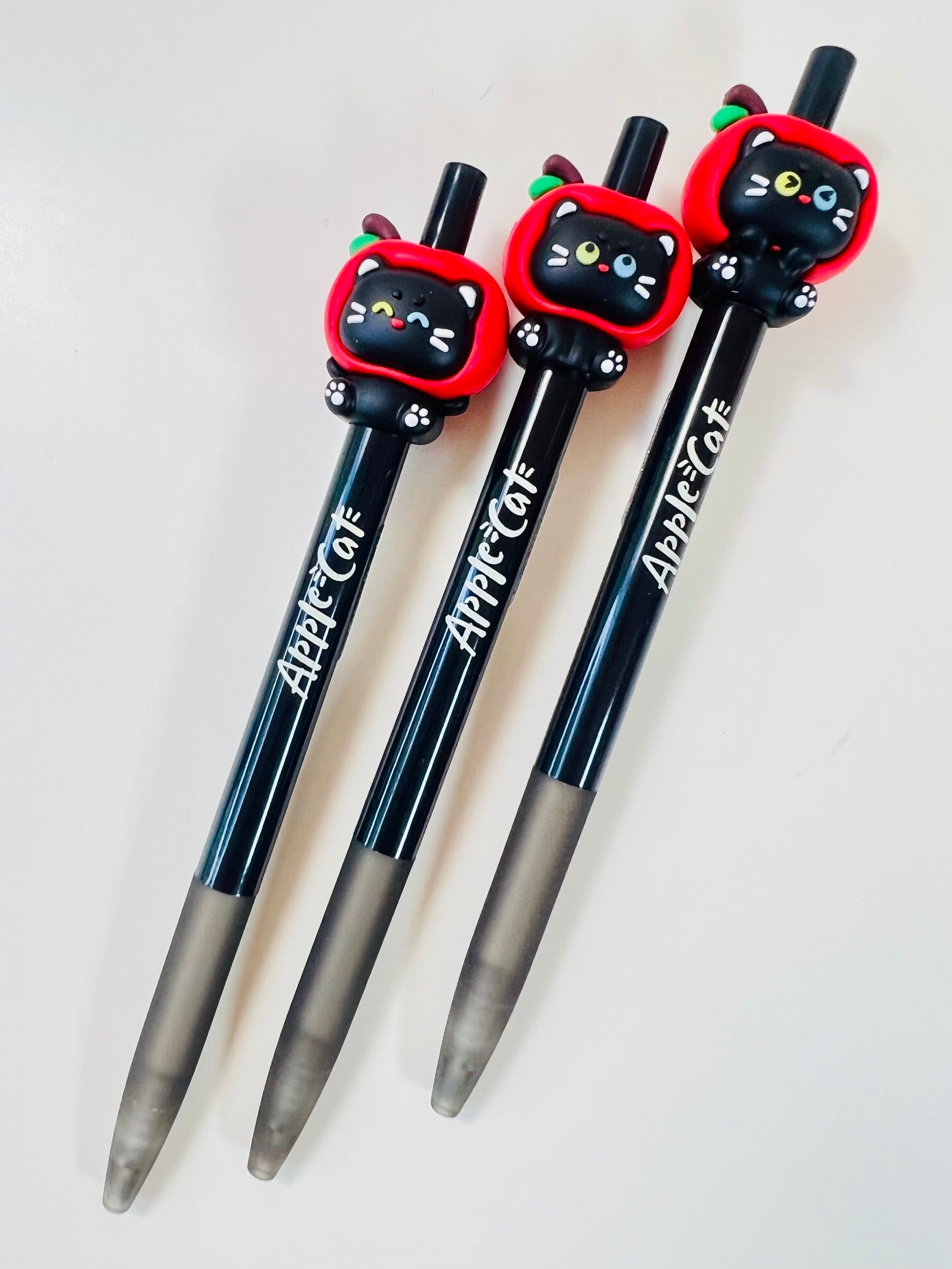 22734 Apple Cat Retractable Gel Pen-48