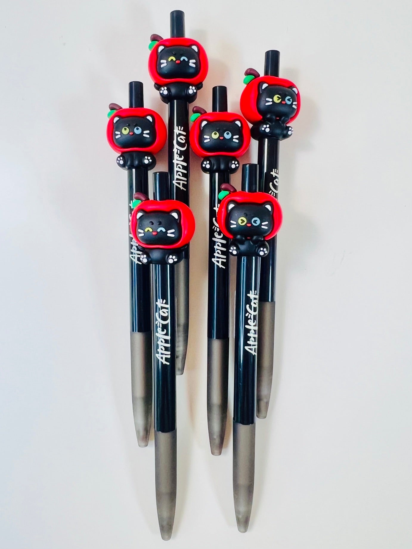 22734 Apple Cat Retractable Gel Pen-48