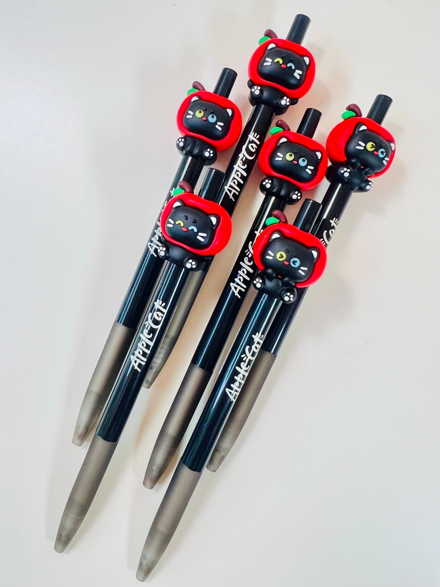 22734 Apple Cat Retractable Gel Pen-48