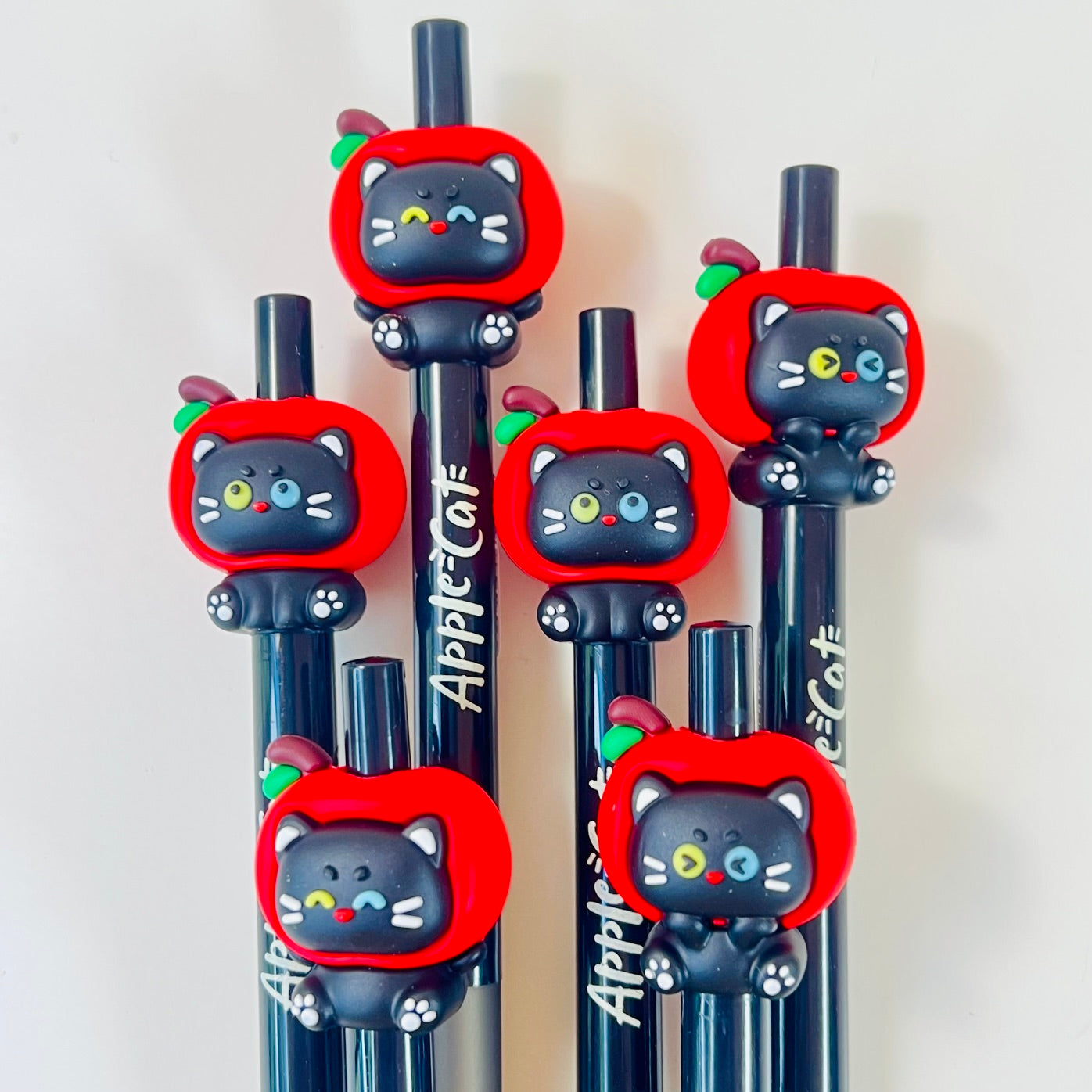22734 Apple Cat Retractable Gel Pen-48