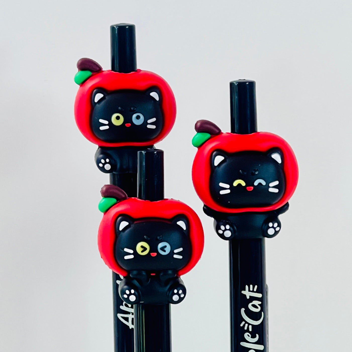 22734 Apple Cat Retractable Gel Pen-48