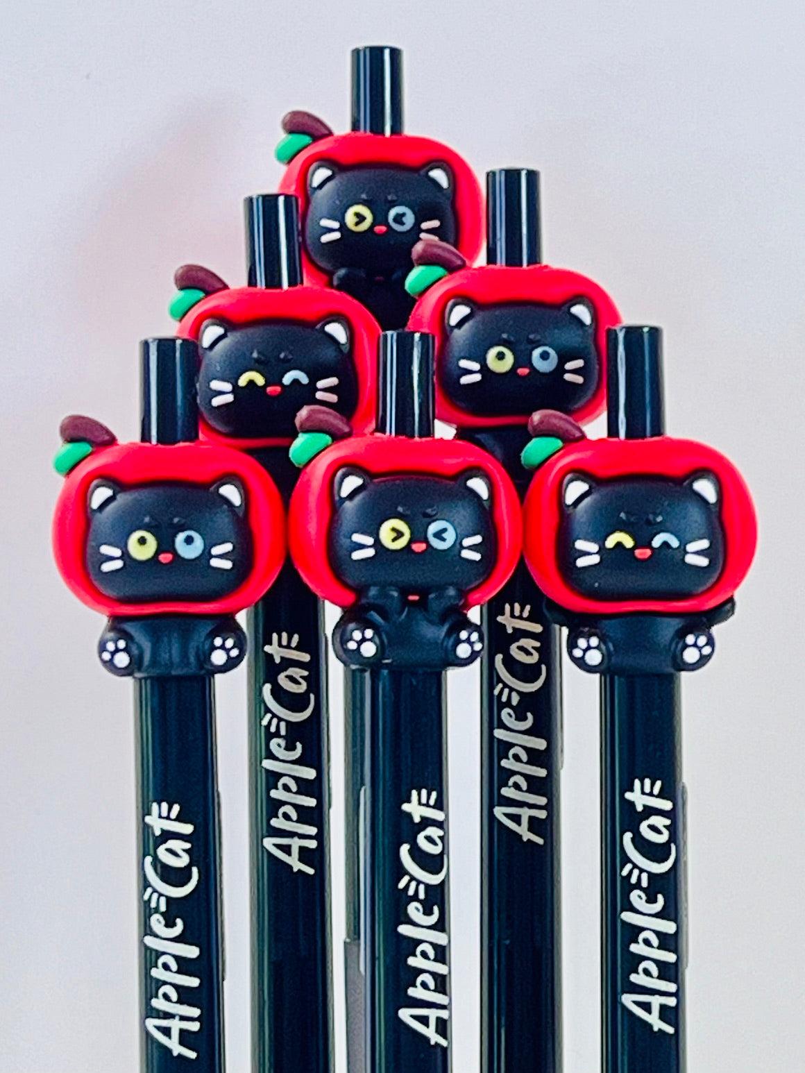 22734 Apple Cat Retractable Gel Pen-48