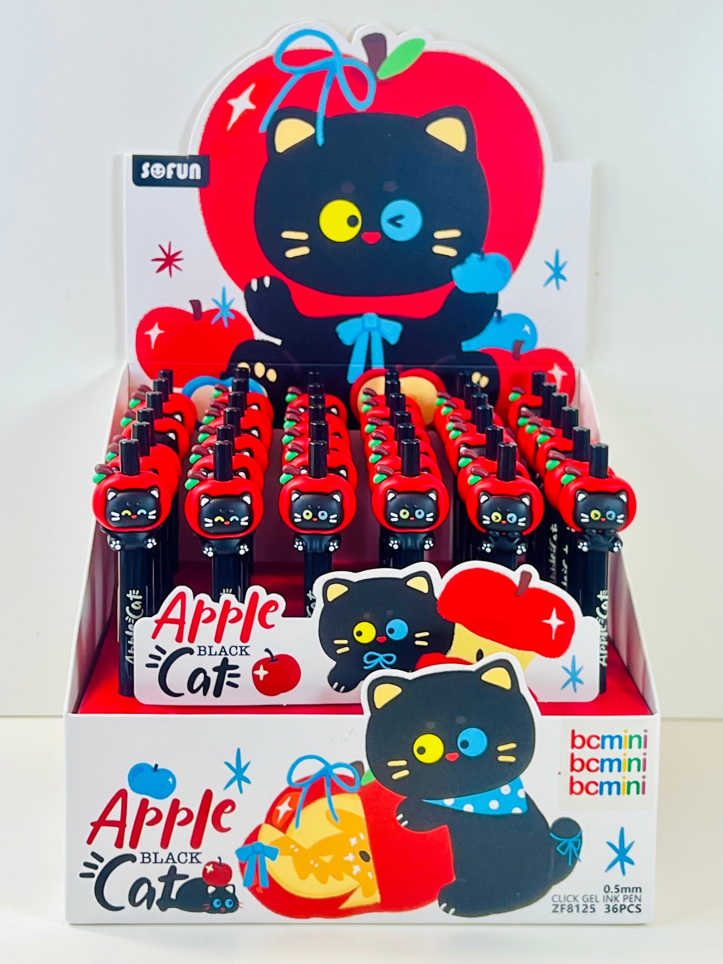 22734 Apple Cat Retractable Gel Pen-48