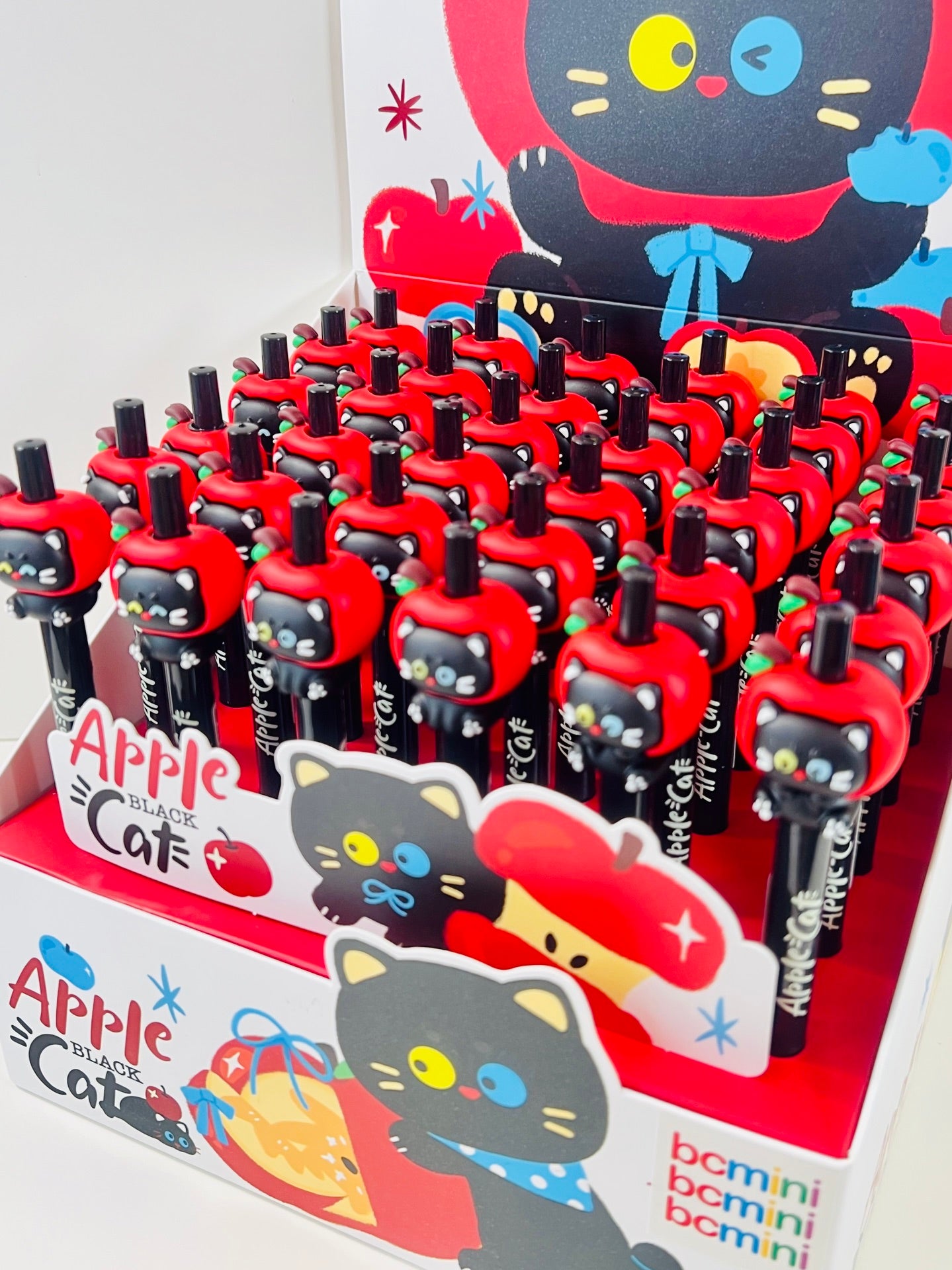 22734 Apple Cat Retractable Gel Pen-48