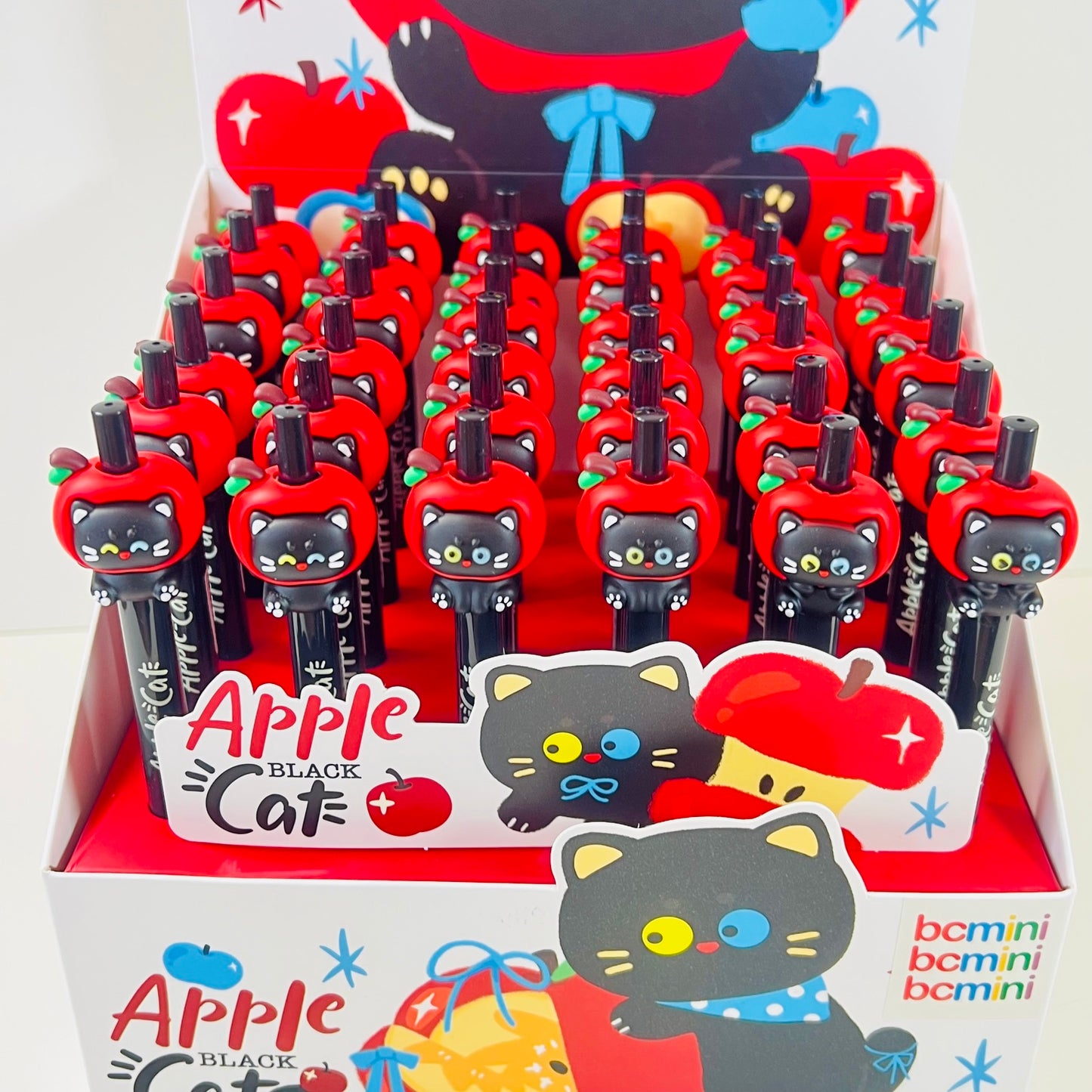 22734 Apple Cat Retractable Gel Pen-48