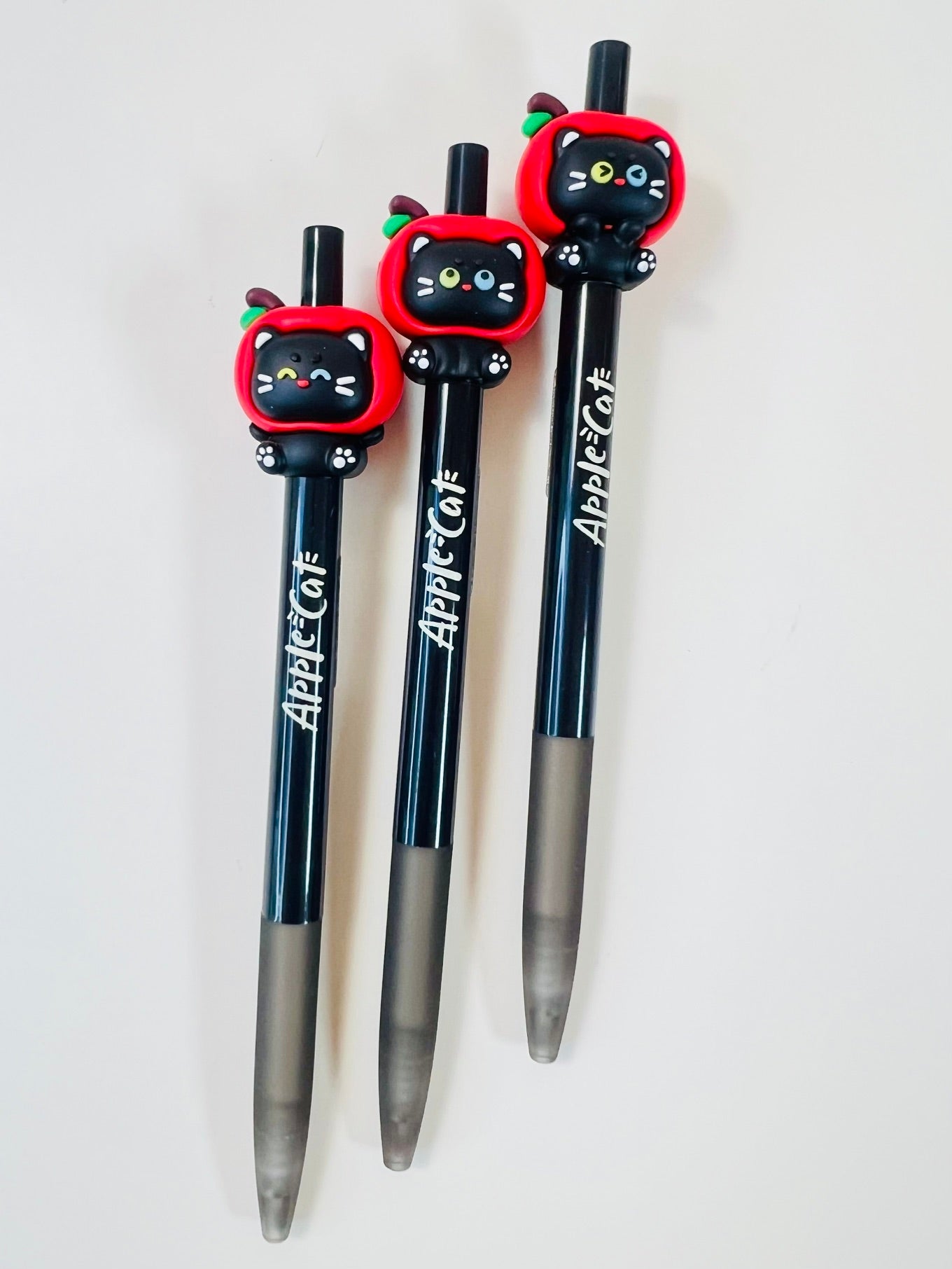 22734 Apple Cat Retractable Gel Pen-48