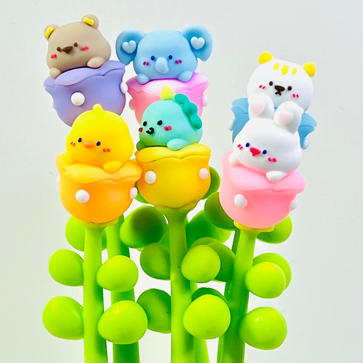 22736 Pearl Tulip Flower Gel Pen-48
