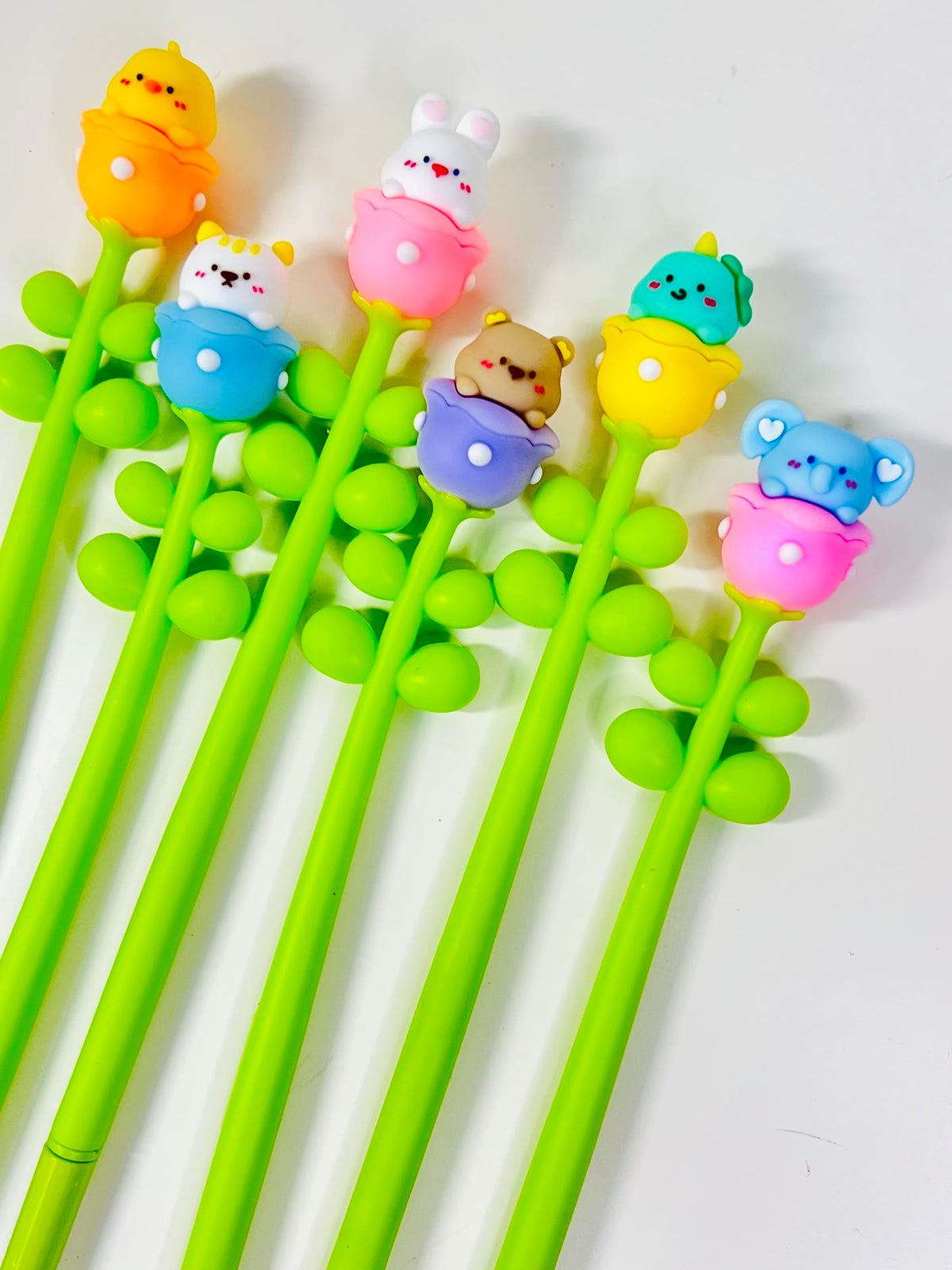 22736 Pearl Tulip Flower Gel Pen-48