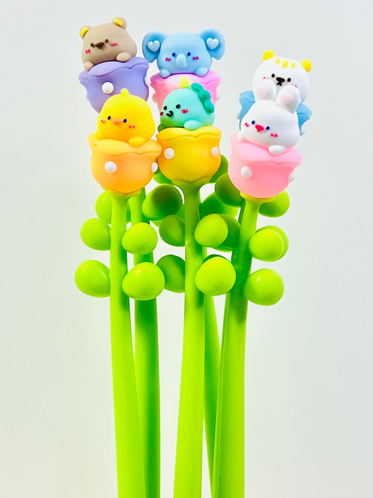 22736 Pearl Tulip Flower Gel Pen-48
