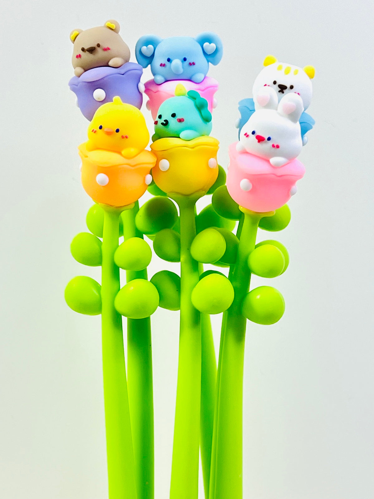 22736 Pearl Tulip Flower Gel Pen-48