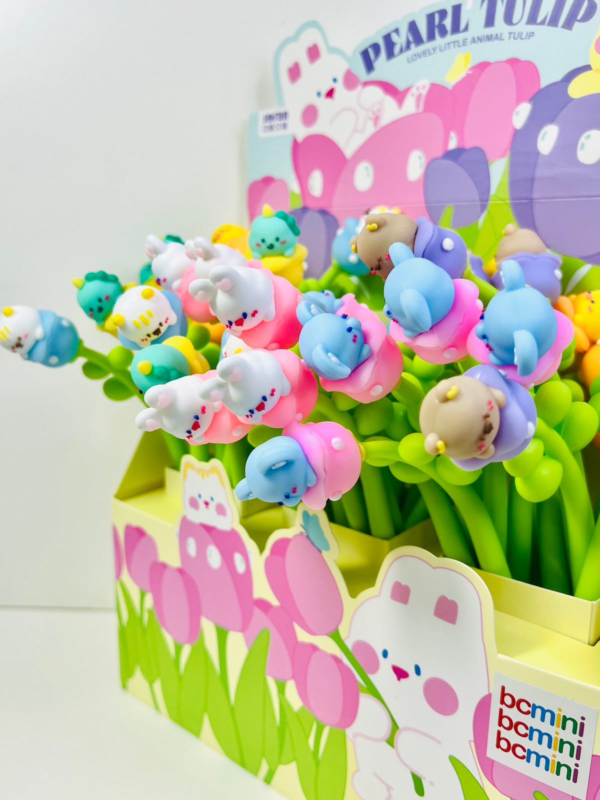22736 Pearl Tulip Flower Gel Pen-48
