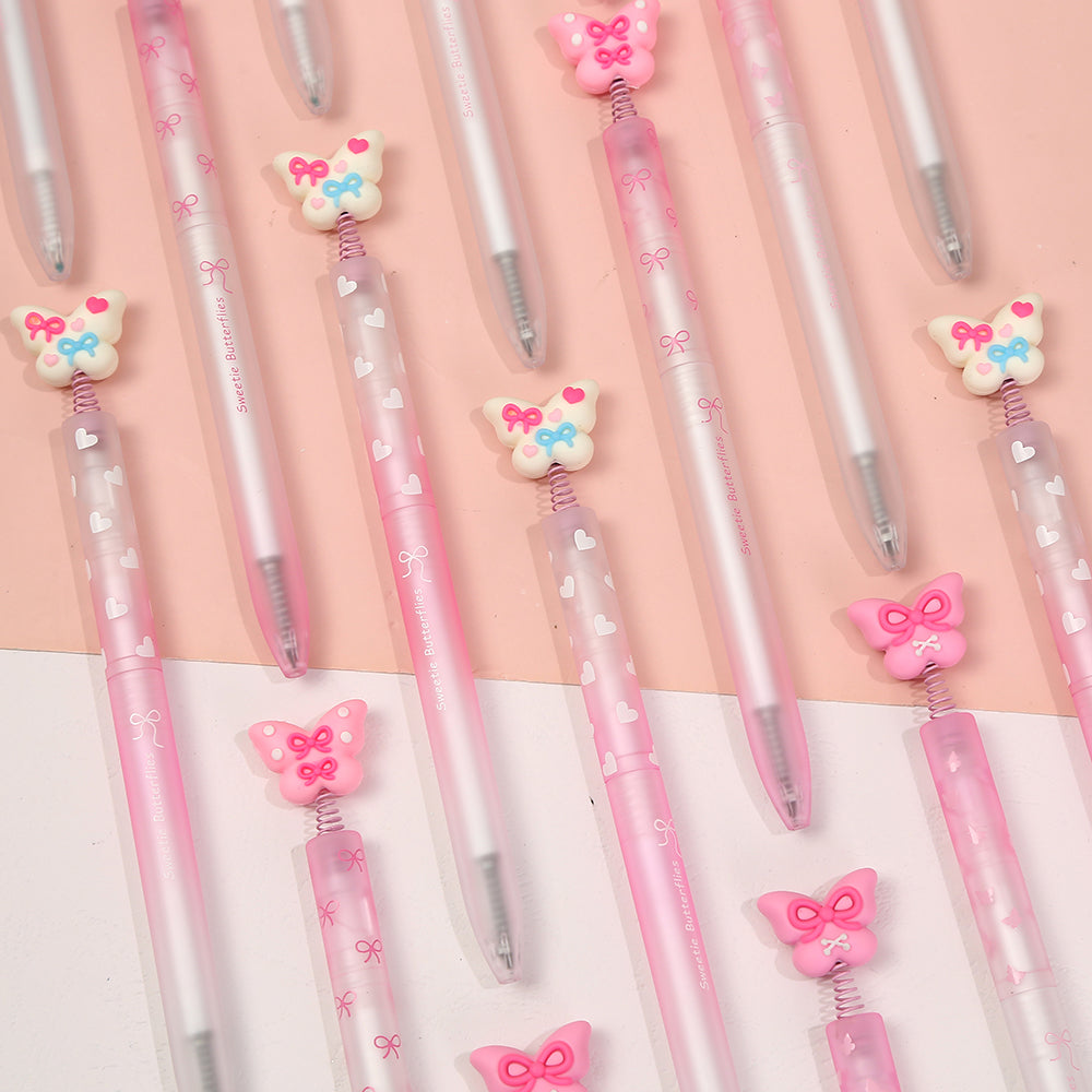 22737 Butterfly Retractable Gel Pen-48