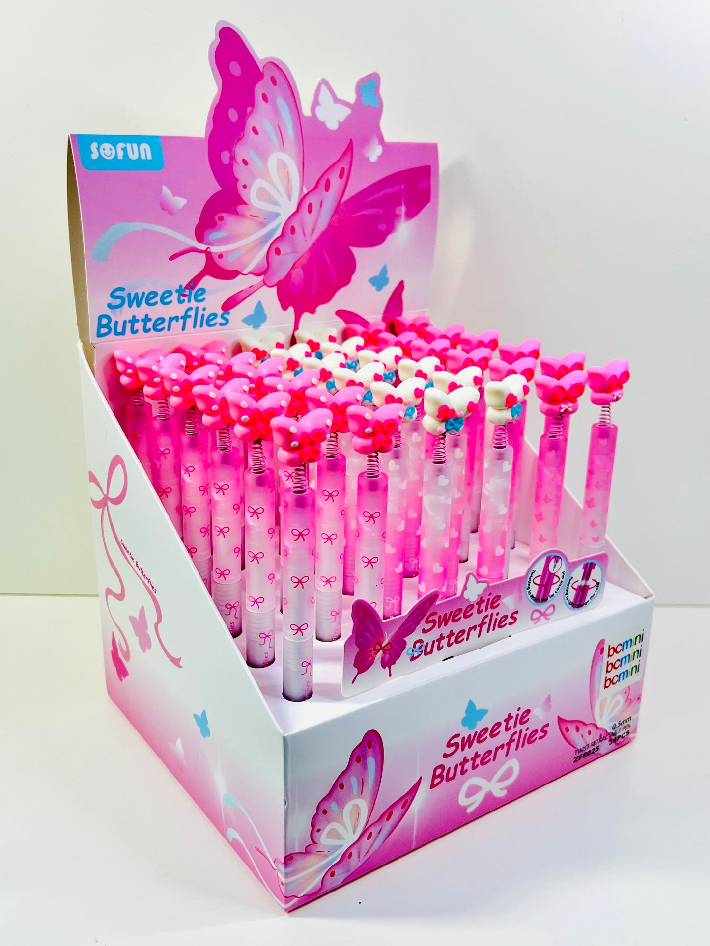 22737 Butterfly Retractable Gel Pen-48