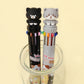 23010 CAT DIARY 10-COLOR RETRACTABLE BALL PEN-36