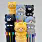 23010 CAT DIARY 10-COLOR RETRACTABLE BALL PEN-36