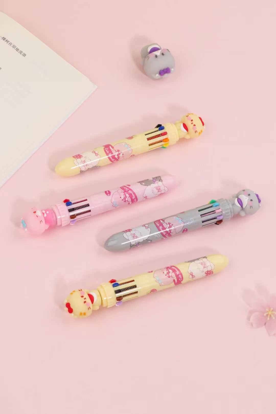 23011 CATS 10-COLOR RETRACTABLE BALL PEN-36