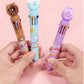 23012 DONUT 10-COLOR RETRACTABLE BALL PEN-36