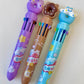 23012 DONUT 10-COLOR RETRACTABLE BALL PEN-36