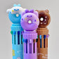 23012 DONUT 10-COLOR RETRACTABLE BALL PEN-36