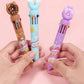 23012 DONUT 10-COLOR RETRACTABLE BALL PEN-36