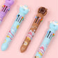 23012 DONUT 10-COLOR RETRACTABLE BALL PEN-36