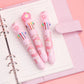 23013 SAKURA CAT 10-COLOR RETRACTABLE BALL PEN-36