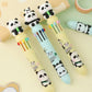 23016 PANDA 8-COLOR RETRACTABLE BALL PEN-36