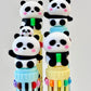 23016 PANDA 8-COLOR RETRACTABLE BALL PEN-36