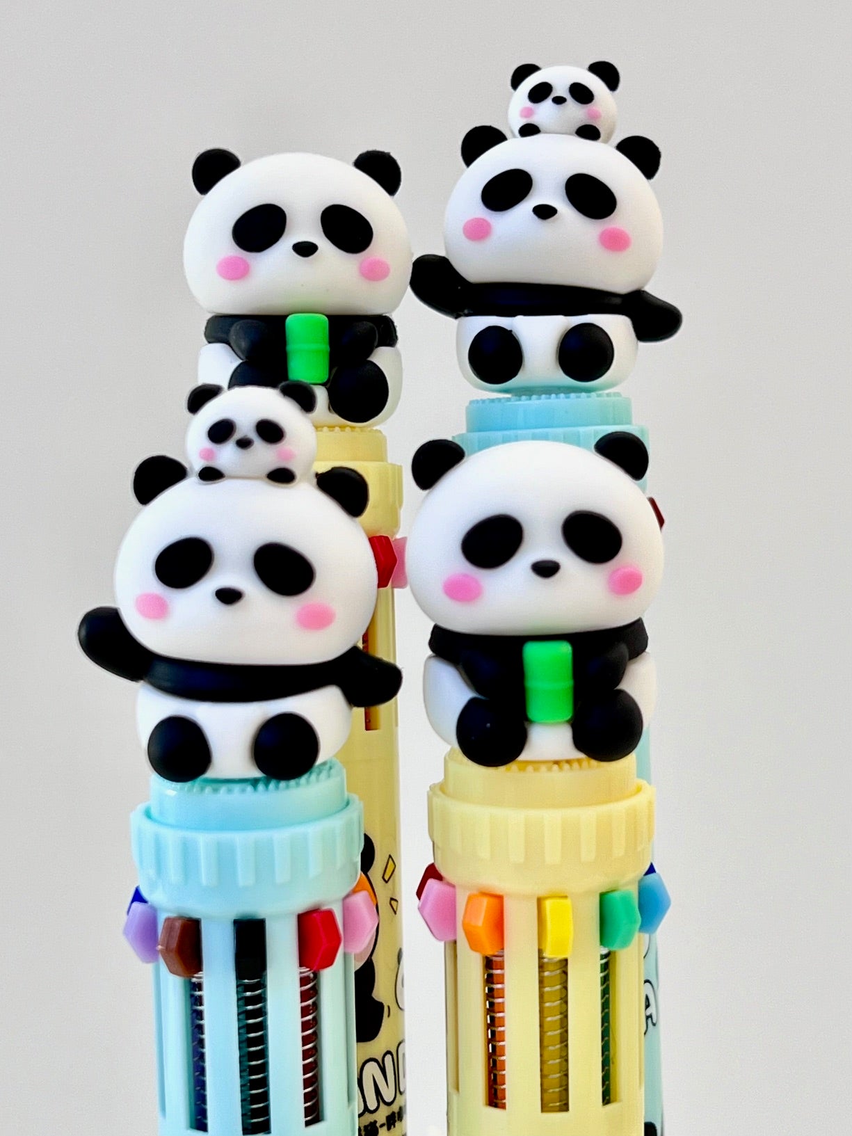 23016 PANDA 8-COLOR RETRACTABLE BALL PEN-36