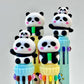 23016 PANDA 8-COLOR RETRACTABLE BALL PEN-36