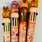 23018 CAPYBARA 10-COLOR RETRACTABLE BALL PEN-36